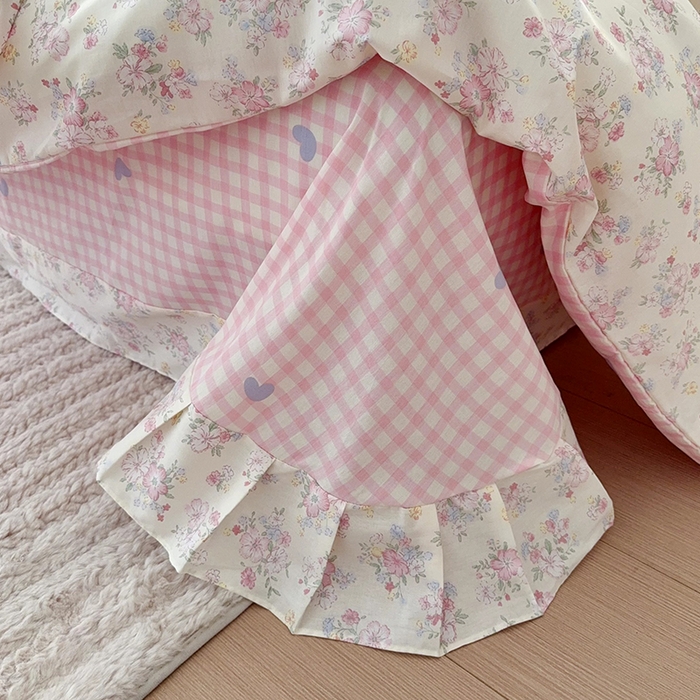 91家纺网 家纺一手货源 找家纺 于果 2025款全棉13370四件套（2） 洛琳粉