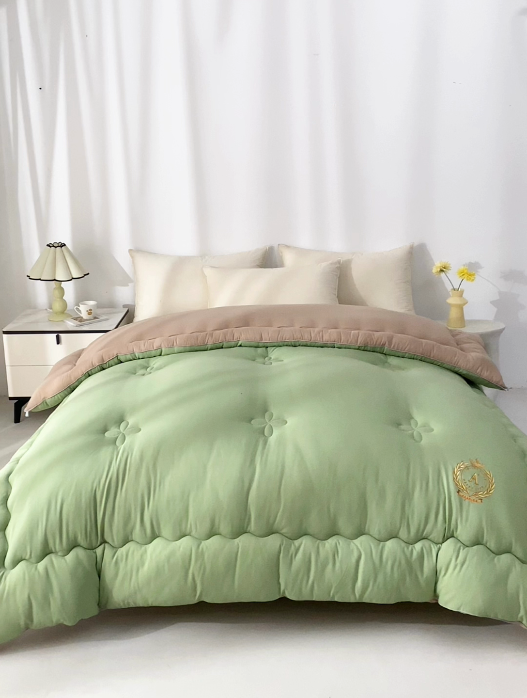 91家纺网 家纺一手货源 找家纺 （总）悦织湾2025新款A类母婴级大豆纤维双拼被3-10斤春秋被冬被夏被空调被轻奢时尚