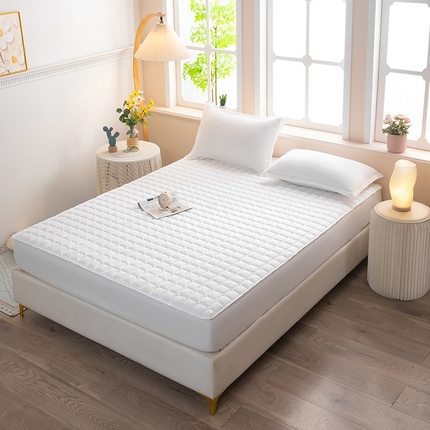 91家纺网 家纺一手货源 找家纺 （总）帛洵 2025新款A类水洗棉加棉绗缝定位床笠