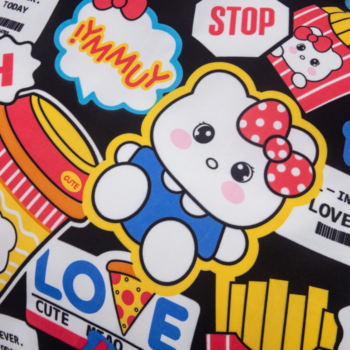 91家纺网 家纺一手货源 找家纺 乐居坊  2025新款柔软亲肤印花四件套大床图 潮流凯蒂