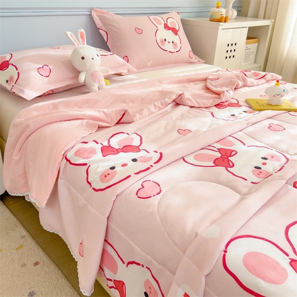 91家纺网 家纺一手货源 找家纺 （总）兄弟坊 2025新款水洗棉印花夏被夏凉被