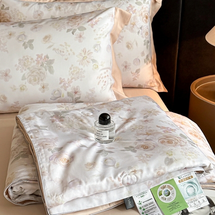 91家纺网 家纺一手货源 找家纺 （总）蓝米卡夫  2025新品-50支天丝莱赛尔数码印花-夏被四件套