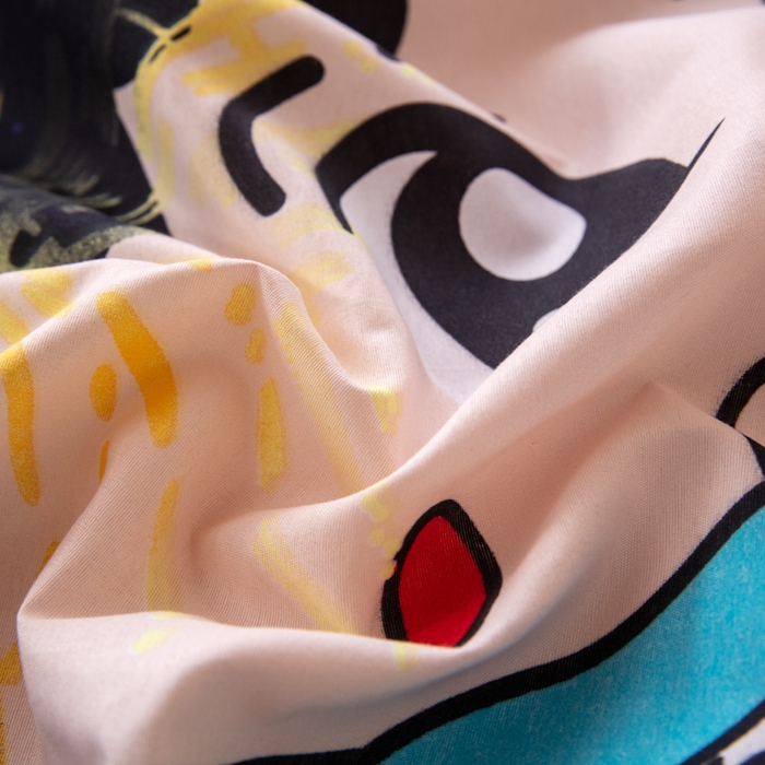 91家纺网 家纺一手货源 找家纺 乐居坊  2025新款柔软亲肤印花四件套宿舍床 星光闪耀