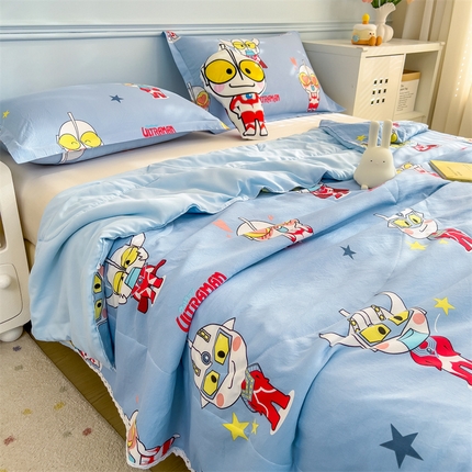 91家纺网 家纺一手货源 找家纺 （总）兄弟坊 2025新款水洗棉印花夏被夏凉被