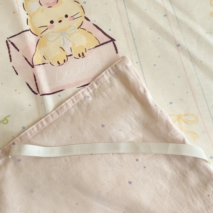 91家纺网 家纺一手货源 找家纺 Sweet dreams甜梦 2025新款全棉小清新卡通一体式旅行酒店睡袋 花花小象