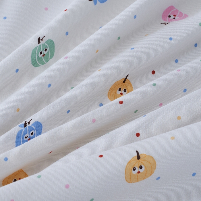 91家纺网 家纺一手货源 找家纺 森林人 2025新款A类针织棉大豆夏凉被 甜心南瓜