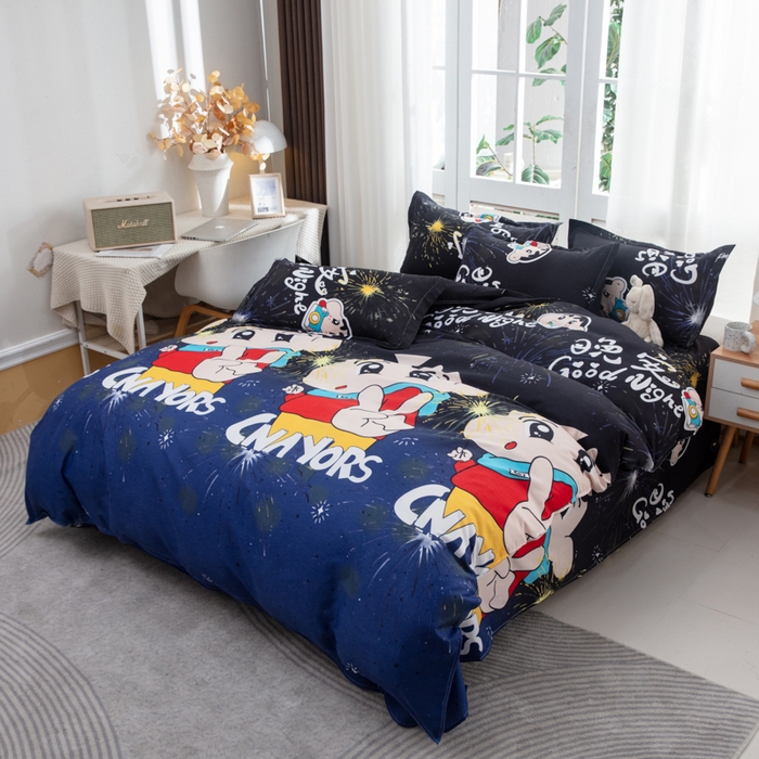 91家纺网 家纺一手货源 找家纺 乐居坊  2025新款柔软亲肤印花四件套大床图 星光闪耀