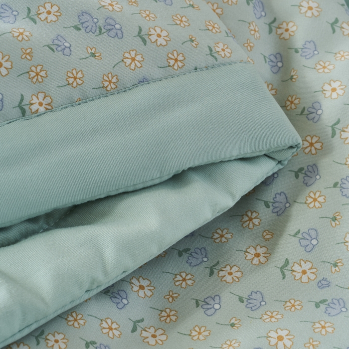 91家纺网 家纺一手货源 找家纺 森林人 2025新款A类针织棉大豆夏凉被 绿野