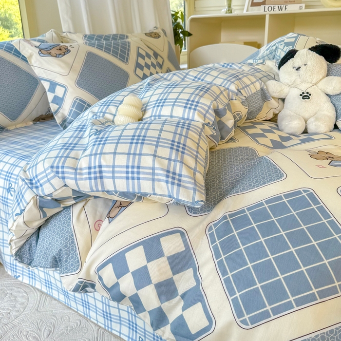 91家纺网 家纺一手货源 找家纺 朵安 2025新款全棉斜纹喷气12868系列单品枕套 童年时光机