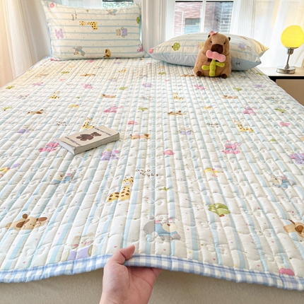 91家纺网 家纺一手货源 找家纺 （总）Sweet dreams甜梦 2025新款全棉卡通小清新棉垫子床垫旅行垫