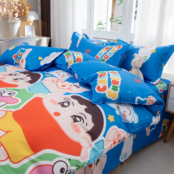 91家纺网 家纺一手货源 找家纺 乐居坊  2025新款柔软亲肤印花四件套大床图 童话世界