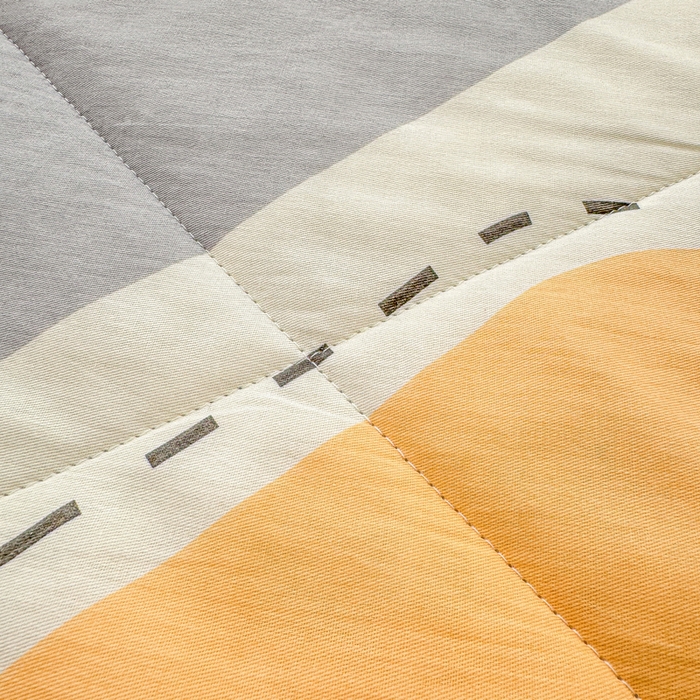 91家纺网 家纺一手货源 找家纺 棉造家居 2025新款春夏全棉纯棉印花夏被夏凉被空调被 光的邂逅-蓝