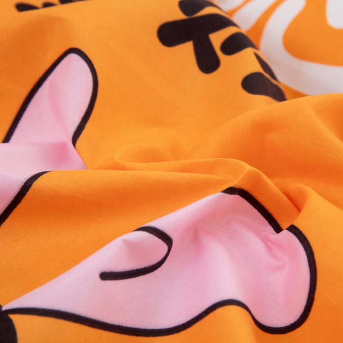 91家纺网 家纺一手货源 找家纺 乐居坊  2025新款柔软亲肤印花四件套大床图 天天开心