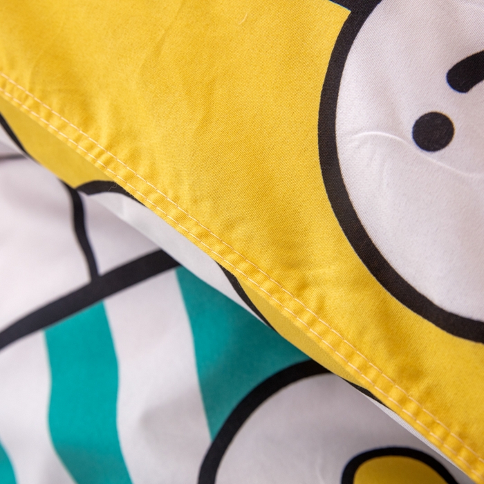 91家纺网 家纺一手货源 找家纺 乐居坊  2025新款柔软亲肤印花四件套宿舍床 幸运儿