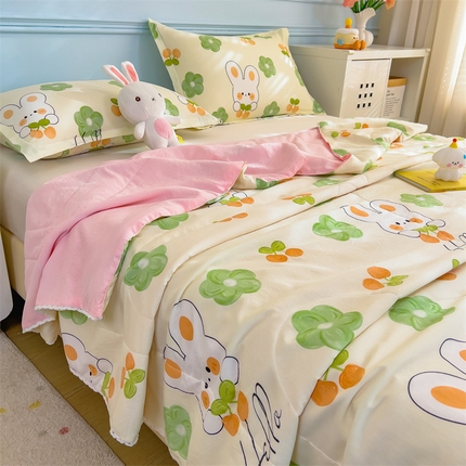 91家纺网 家纺一手货源 找家纺 （总）兄弟坊 2025新款水洗棉印花夏被夏凉被