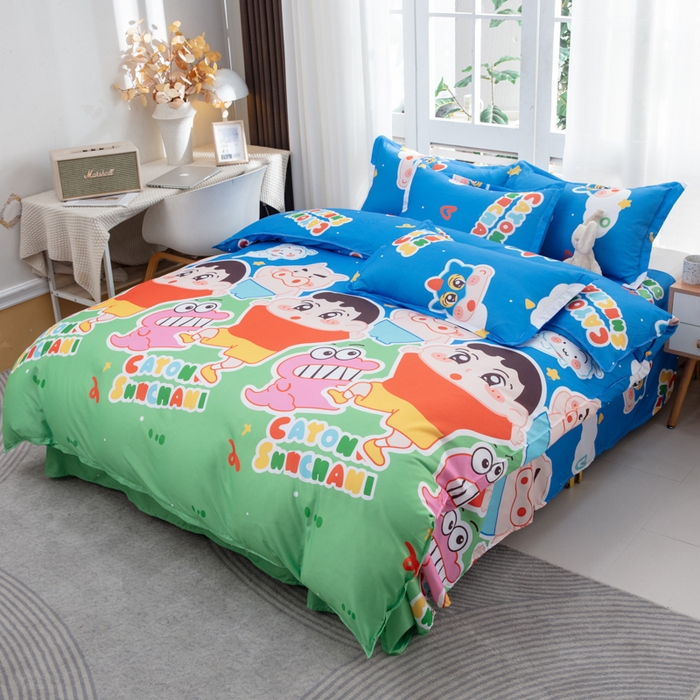 91家纺网 家纺一手货源 找家纺 乐居坊  2025新款柔软亲肤印花四件套大床图 童话世界