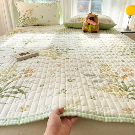 91家纺网 家纺一手货源 找家纺 （总）Sweet dreams甜梦 2025新款全棉卡通小清新棉垫子床垫旅行垫