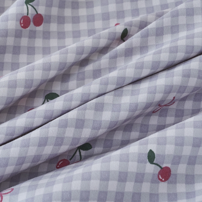 91家纺网 家纺一手货源 找家纺 森林人 2025新款A类针织棉大豆夏凉被 樱桃