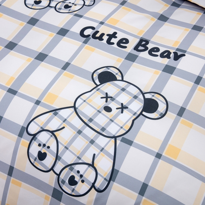 91家纺网 家纺一手货源 找家纺 乐居坊  2025新款柔软亲肤印花四件套大床图 派对动物