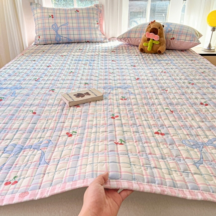 Sweet dreams甜梦 2025新款全棉卡通小清新棉垫子床垫旅行垫 蝴蝶结樱桃