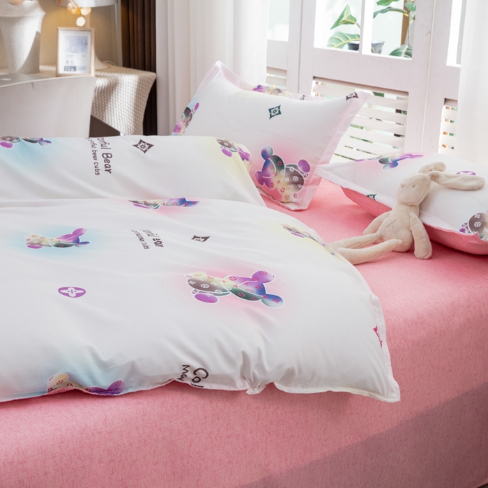 91家纺网 家纺一手货源 找家纺 乐居坊  2025新款柔软亲肤印花四件套大床图 疯狂世界