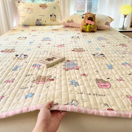 Sweet dreams甜梦 2025新款全棉卡通小清新棉垫子床垫旅行垫 动物派对