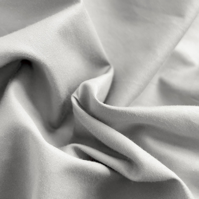 91家纺网 家纺一手货源 找家纺 眠博士 2025新款全棉40支纯色系列单被套 全棉拼色-银灰色