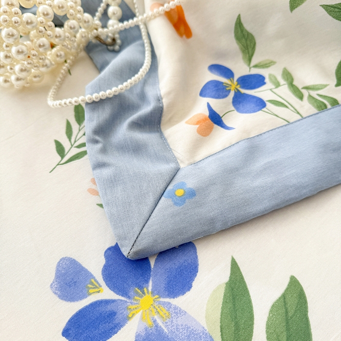 91家纺网 家纺一手货源 找家纺 棉造家居 2025新款春夏全棉纯棉印花夏被夏凉被空调被 清风