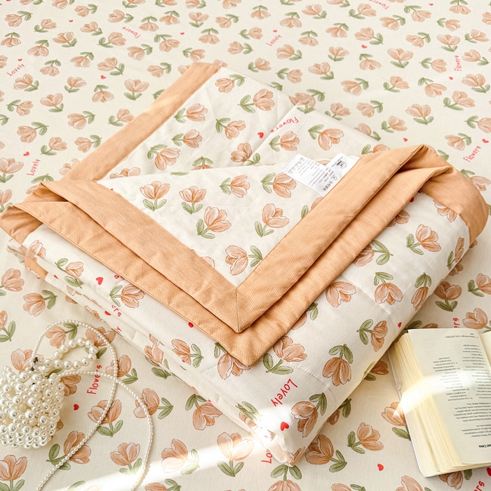 91家纺网 家纺一手货源 找家纺 棉造家居 2025新款春夏全棉纯棉印花夏被夏凉被空调被 夏遇