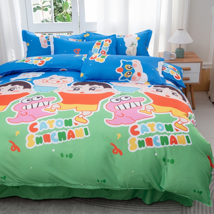 91家纺网 家纺一手货源 找家纺 乐居坊  2025新款柔软亲肤印花四件套大床图 童话世界