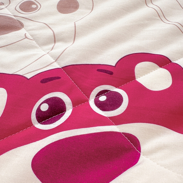 91家纺网 家纺一手货源 找家纺 棉造家居 2025新款春夏全棉纯棉印花夏被夏凉被空调被 草莓熊熊