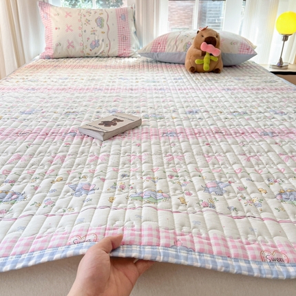 Sweet dreams甜梦 2025新款全棉卡通小清新棉垫子床垫旅行垫 花花小象
