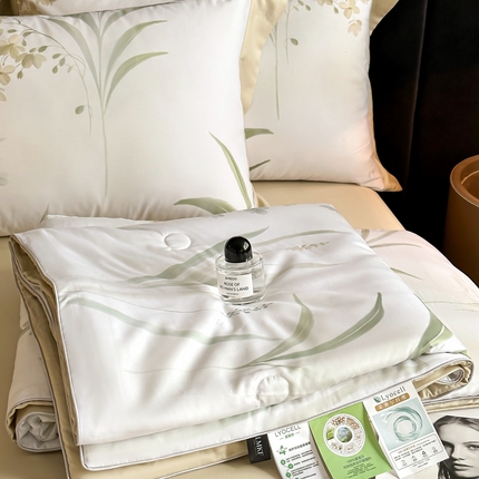 91家纺网 家纺一手货源 找家纺 （总）蓝米卡夫  2025新品-50支天丝莱赛尔数码印花-夏被四件套