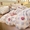 91家纺网 家纺一手货源 找家纺 罗亿家纺 2025新款云感提花双层纱裸睡四件套 有草莓的地方