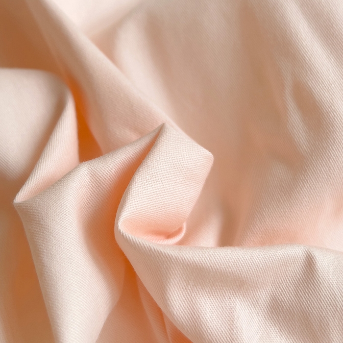 91家纺网 家纺一手货源 找家纺 眠博士 2025新款全棉40支纯色系列单被套 全棉拼色-浅粉+浅黄