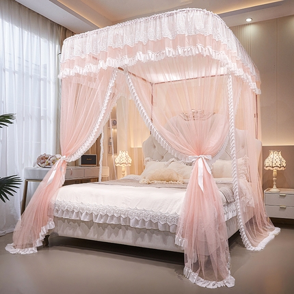 91家纺网 家纺一手货源 找家纺 （总）海虹蚊帐 2025新款2506款一体防尘顶落地导轨蚊帐