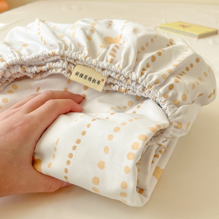 91家纺网 家纺一手货源 找家纺 买家秀爆款不断货A类母婴级床笠罩全棉床单防滑全包床垫保护罩全棉老粗布床单100纯棉老粗布床笠罩三件套 超乐汪-卡