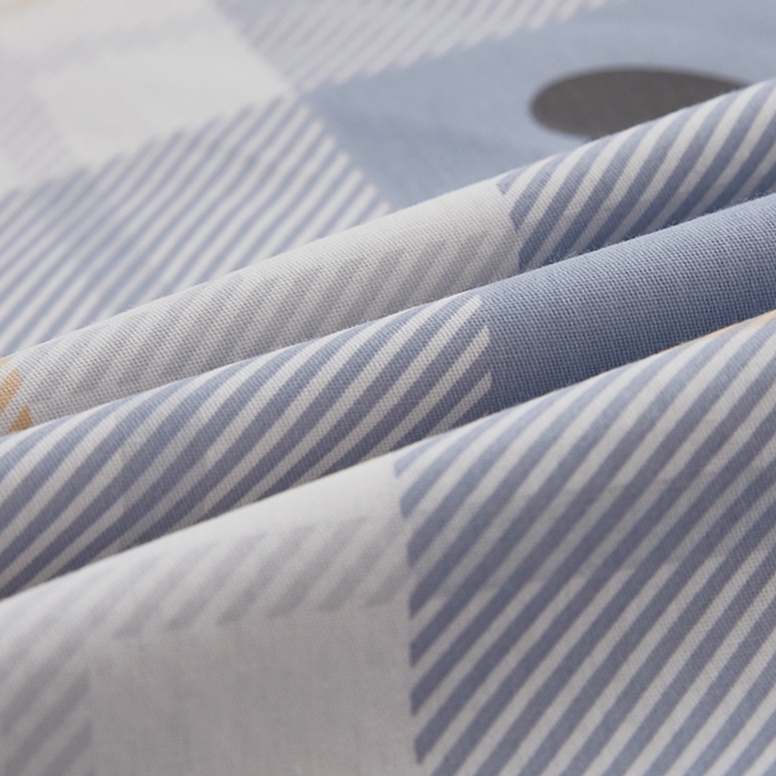 91家纺网 家纺一手货源 找家纺  翎盈家纺   2025新款ins风小清新纯棉印花枕套 爱达拉-灰