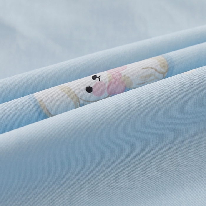 91家纺网 家纺一手货源 找家纺  翎盈家纺   2025新款ins风小清新纯棉印花枕套 哈基米