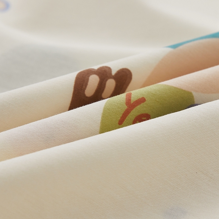 91家纺网 家纺一手货源 找家纺  翎盈家纺   2025新款ins风小清新纯棉印花枕套 机智萌宠