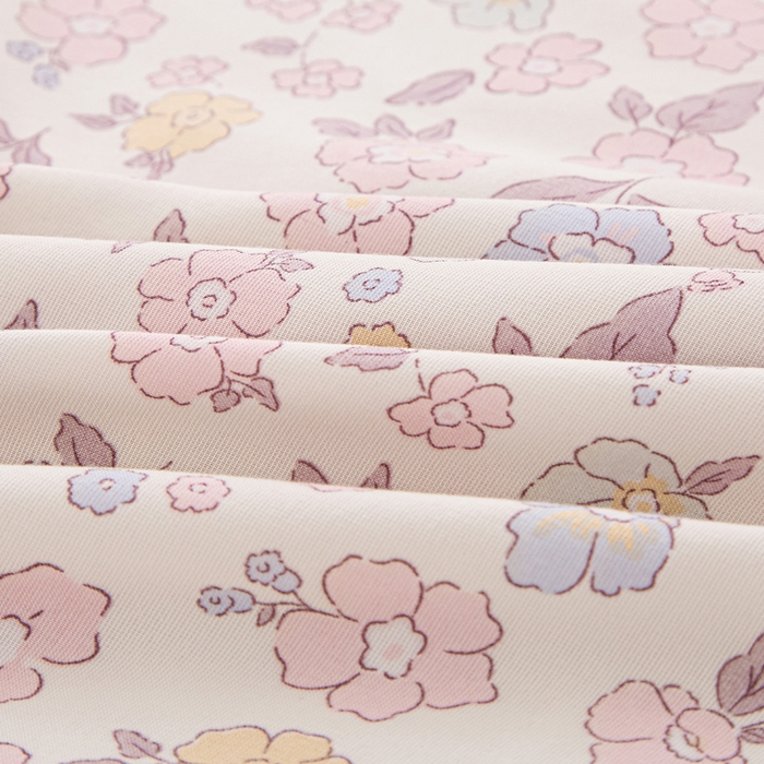 91家纺网 家纺一手货源 找家纺 雅慕家居   2025新款针织棉双层纱四件套 梦幻巴黎