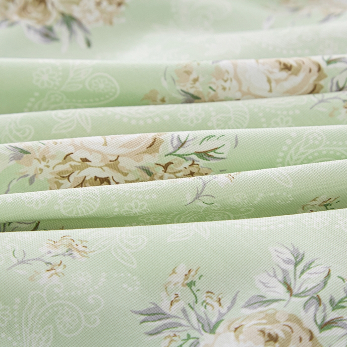 91家纺网 家纺一手货源 找家纺 雅慕家居   2025新款针织棉双层纱四件套 初春