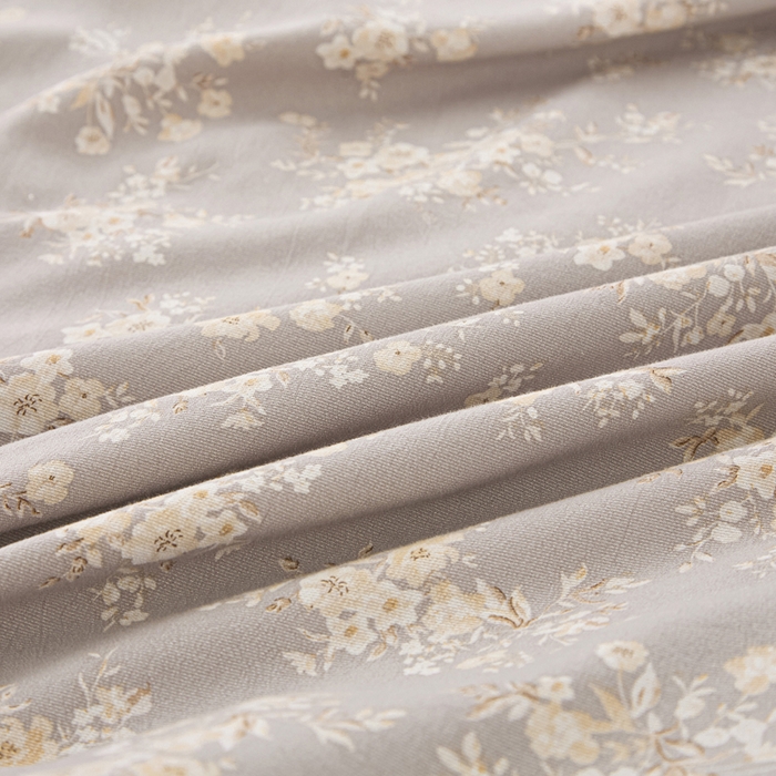 91家纺网 家纺一手货源 找家纺 雅慕家居   2025新款针织棉双层纱四件套 海棠