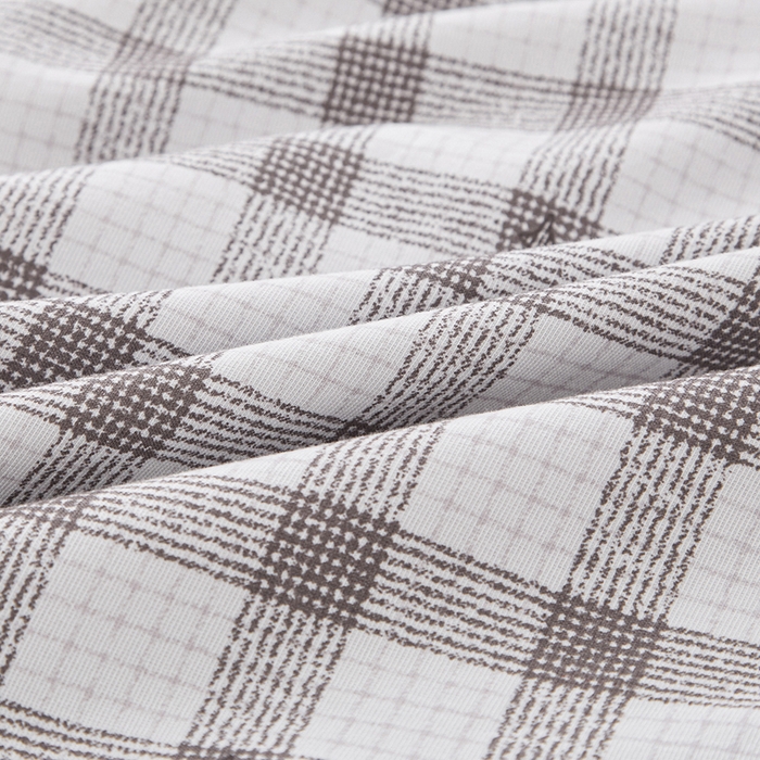 91家纺网 家纺一手货源 找家纺 雅慕家居   2025新款针织棉双层纱四件套 格子