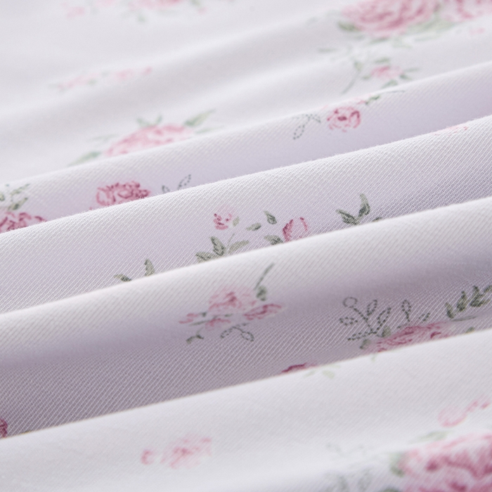 91家纺网 家纺一手货源 找家纺 雅慕家居   2025新款针织棉双层纱四件套 西塘