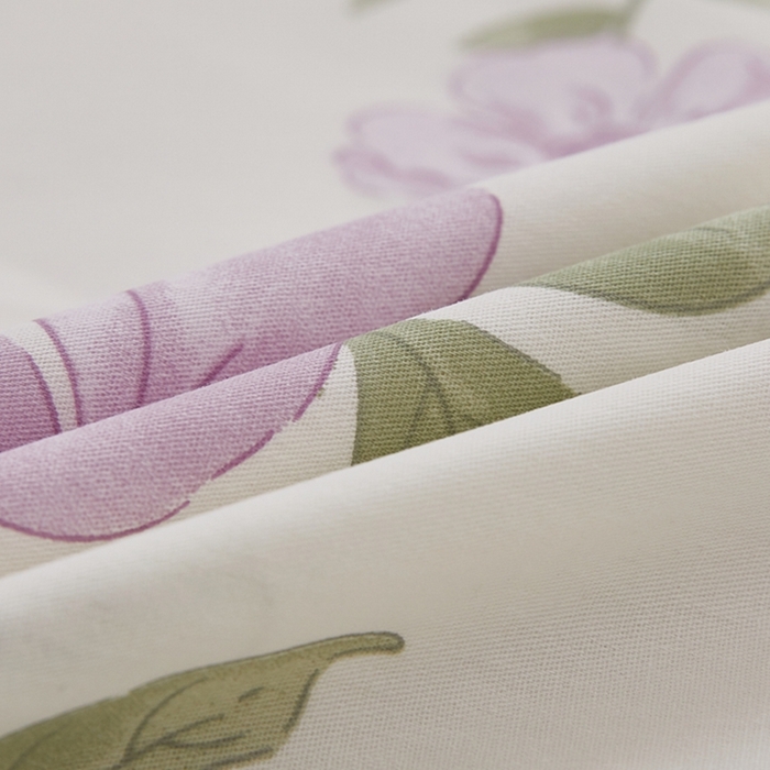 91家纺网 家纺一手货源 找家纺  翎盈家纺   2025新款ins风小清新纯棉印花枕套 蜜语花开