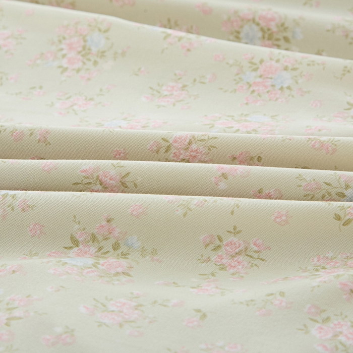 91家纺网 家纺一手货源 找家纺 雅慕家居   2025新款针织棉双层纱四件套 陌上花开