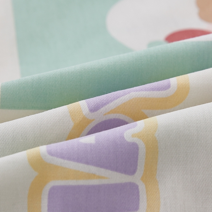 91家纺网 家纺一手货源 找家纺  翎盈家纺   2025新款ins风小清新纯棉印花枕套 快乐旅行