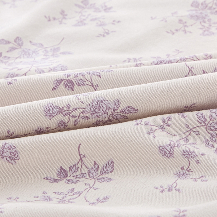 91家纺网 家纺一手货源 找家纺 雅慕家居   2025新款针织棉双层纱四件套 暗香