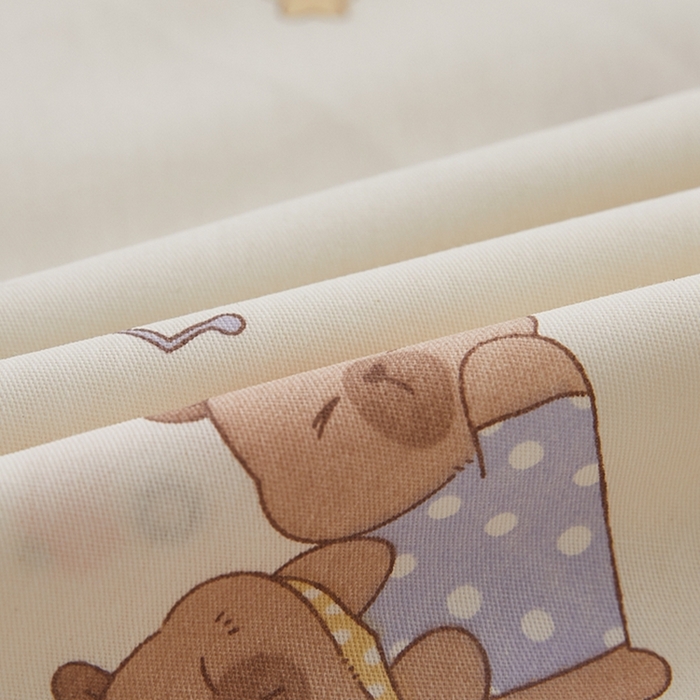 91家纺网 家纺一手货源 找家纺  翎盈家纺   2025新款ins风小清新纯棉印花枕套 音乐卡皮